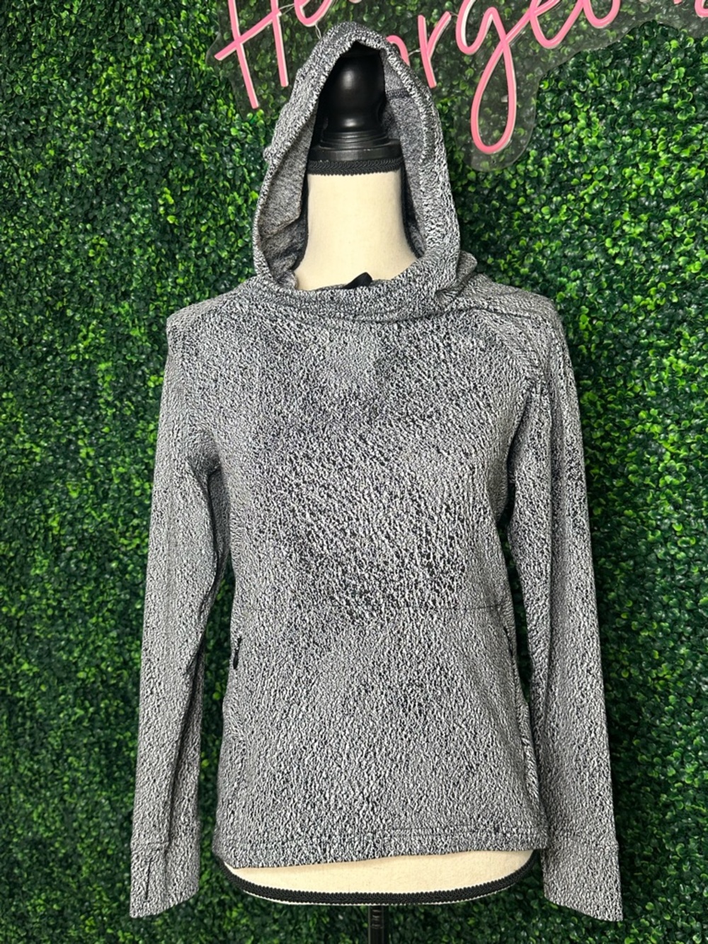 Lululemon Pick Up The Pace Long Sleeve Luon Hoodie Thumbholes Size 4